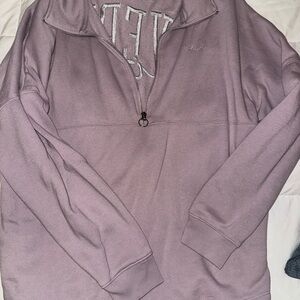 PINK Victoria's Secret Light Purple Zip Pullover